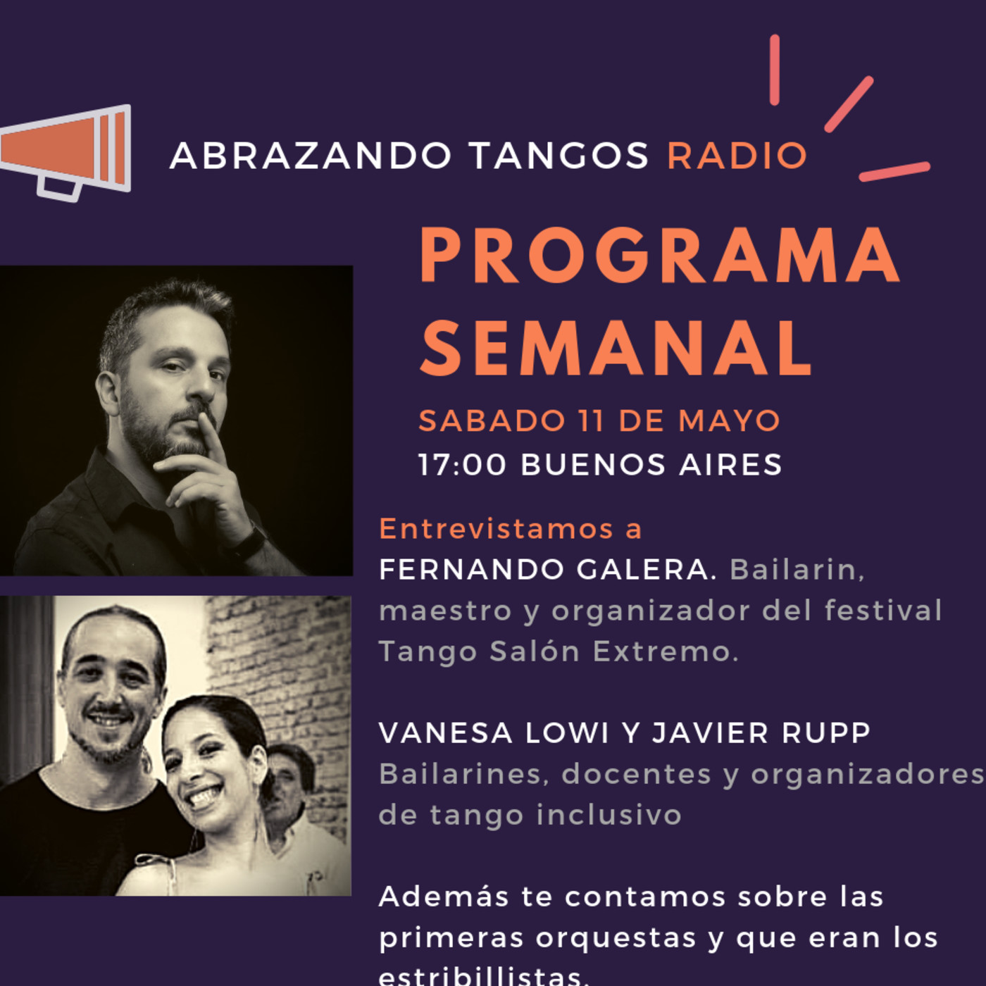 El semanal de Abrazando Tangos