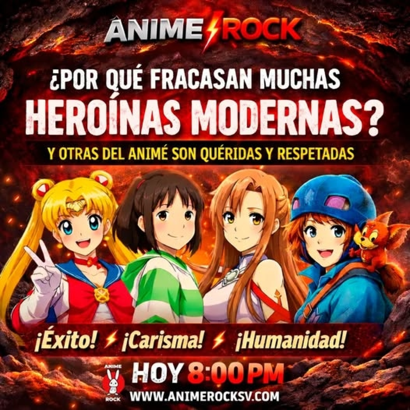 heroínas modernas porque fracasan animerock 13 Abril 2026 episode artwork