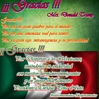 ¡Muchas gracias Mr Trump!