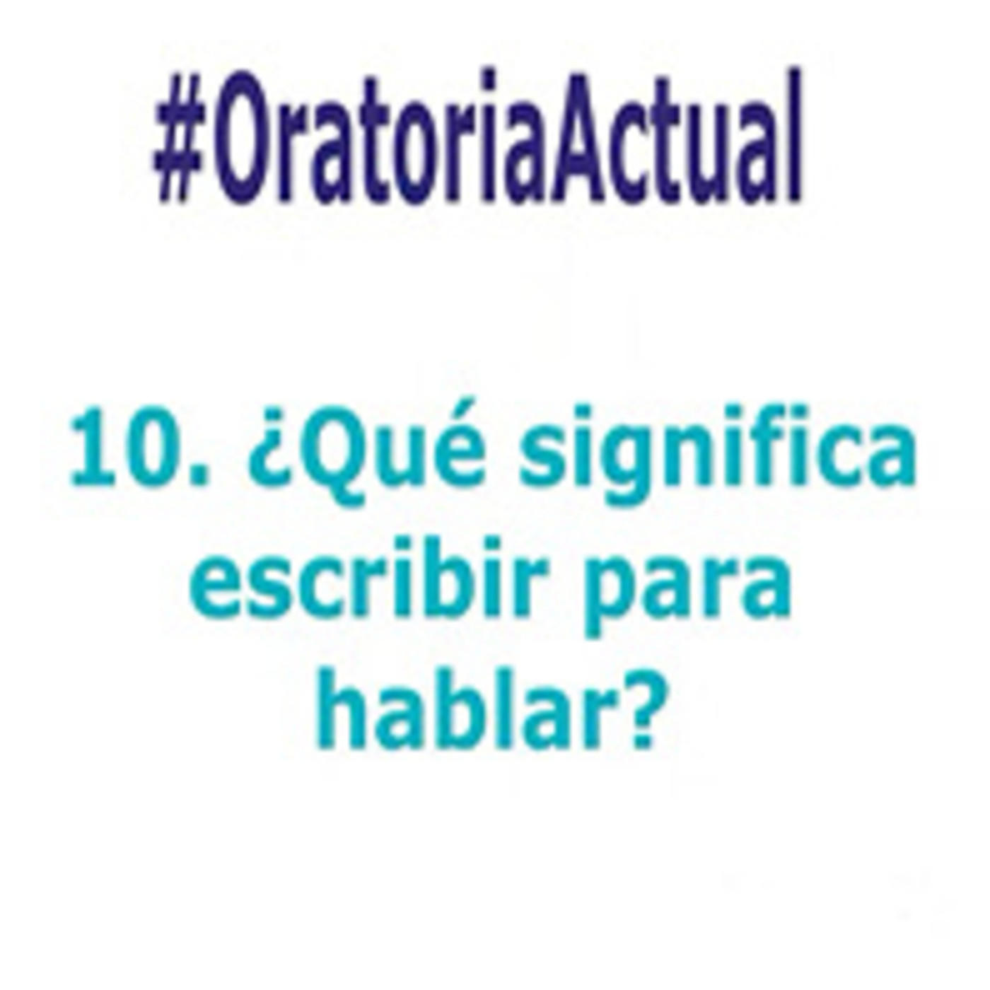Oratoria Actual