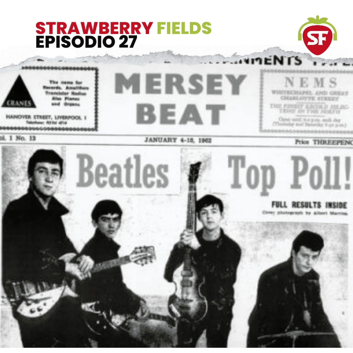 027 - The Beatles son elegidos mejor grupo de Liverpool (enero 1962). episode artwork