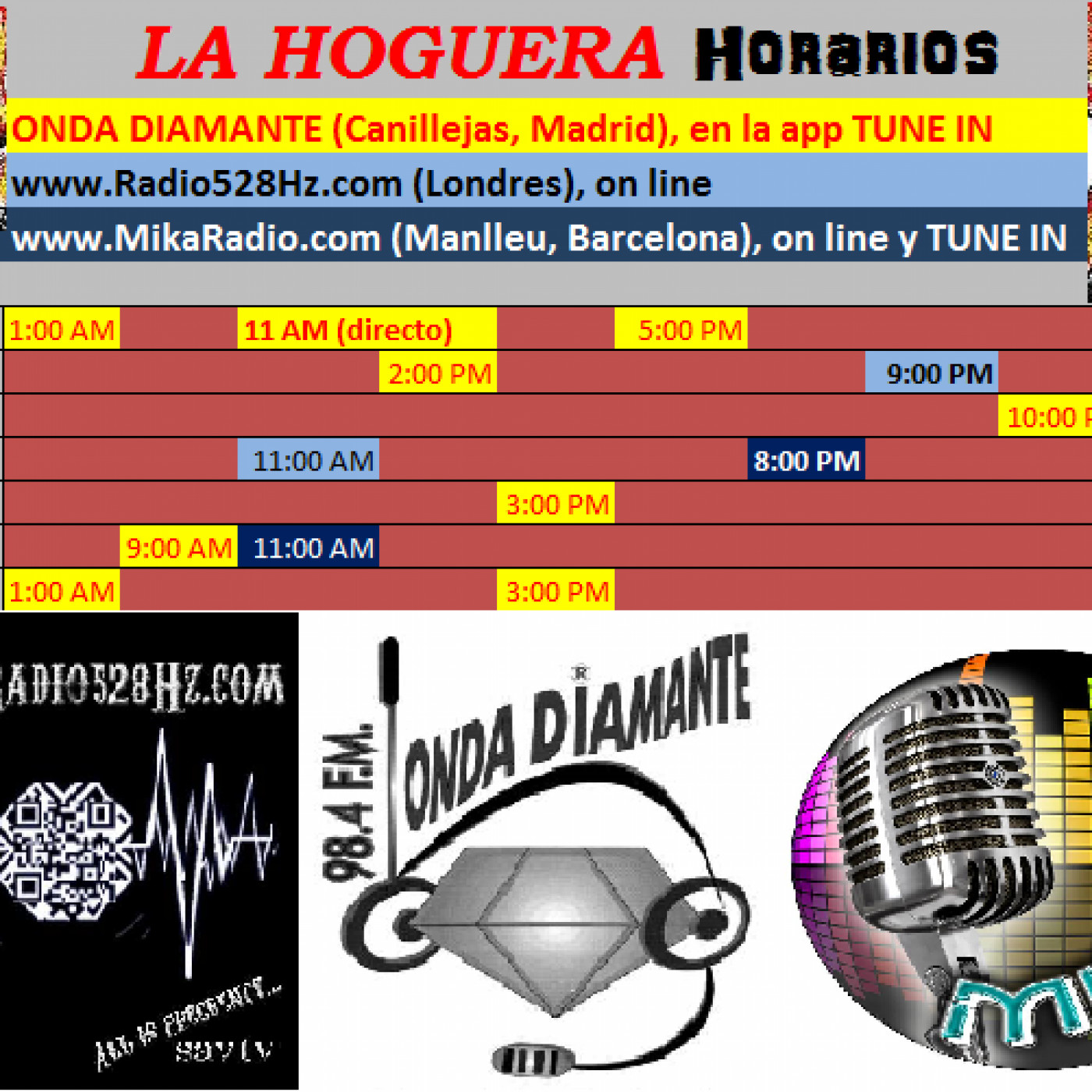 La Hoguera... Emisiones semanales 2015