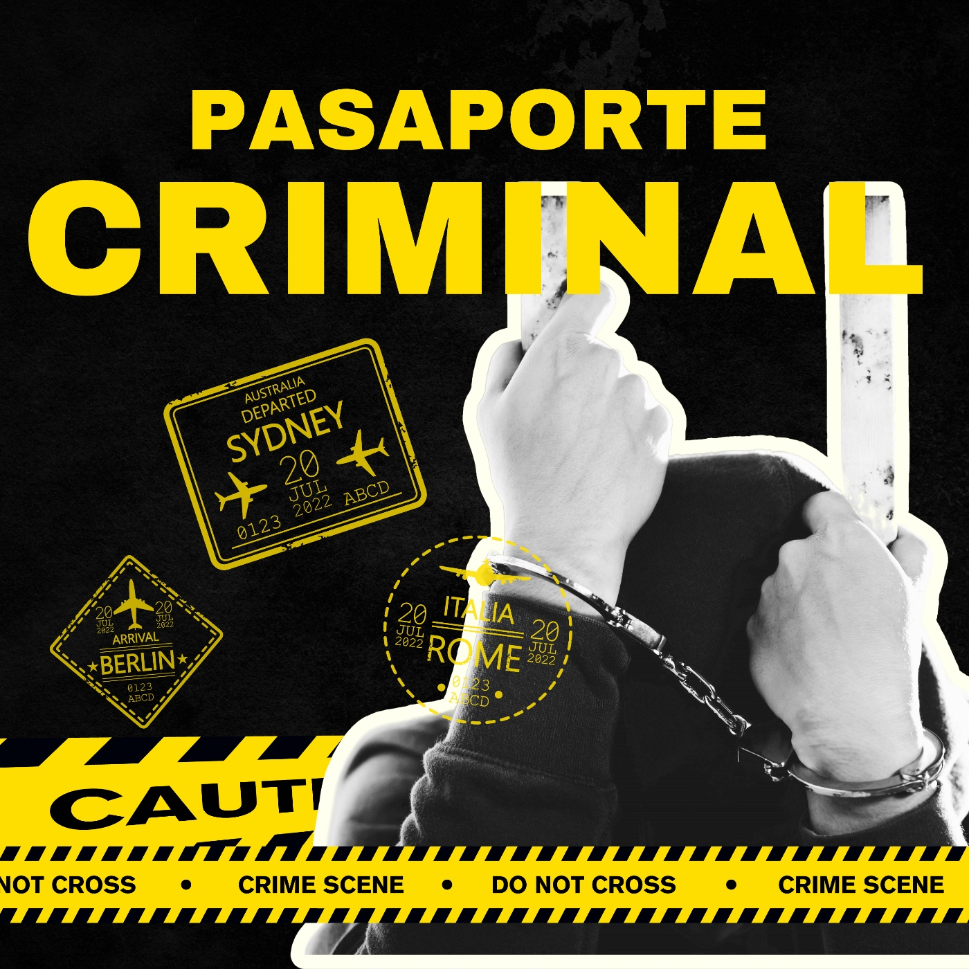 Pasaporte Criminal, Crímenes y Viajes