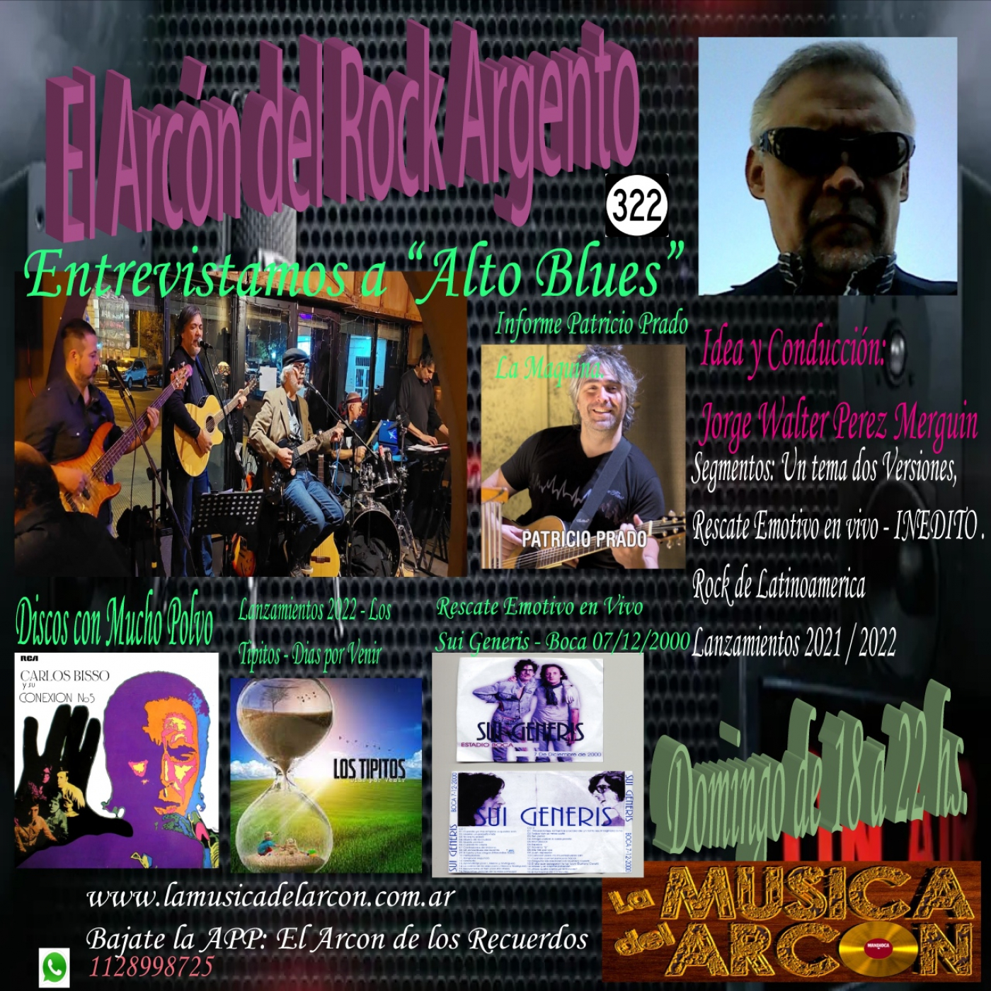 El Arcon del Rock Argento - Emision nº 322 con Alto Blues - 22-01-2023 episode artwork