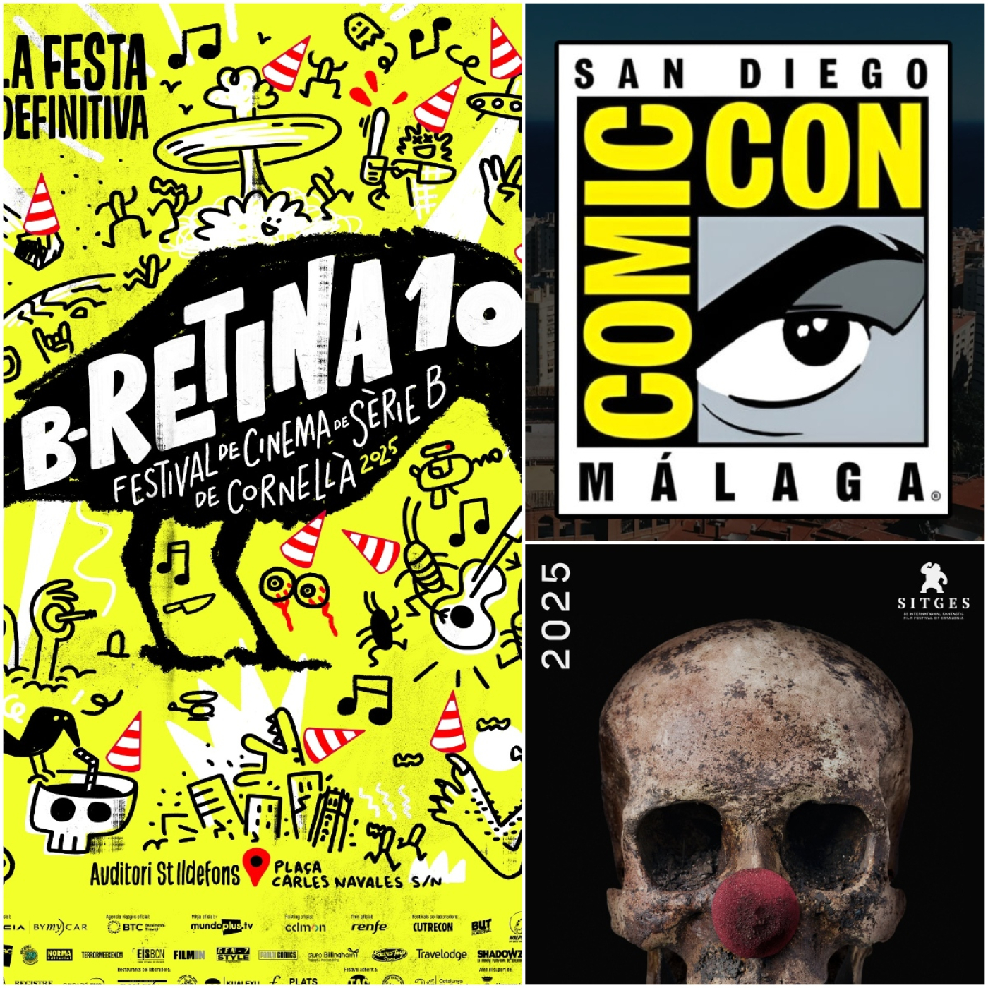 Análisis B-Retina 10, Comic-Con Málaga y avance Fetival de Sitges 2025