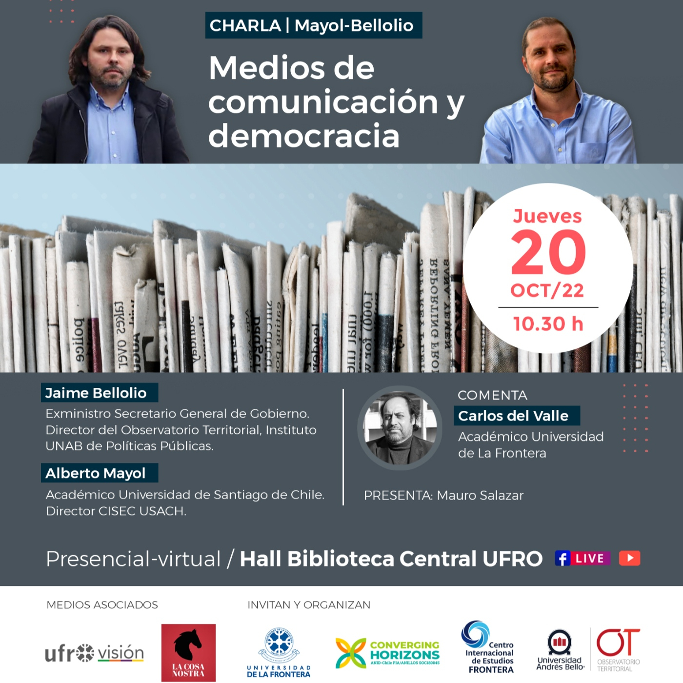 Alberto Mayol en medios