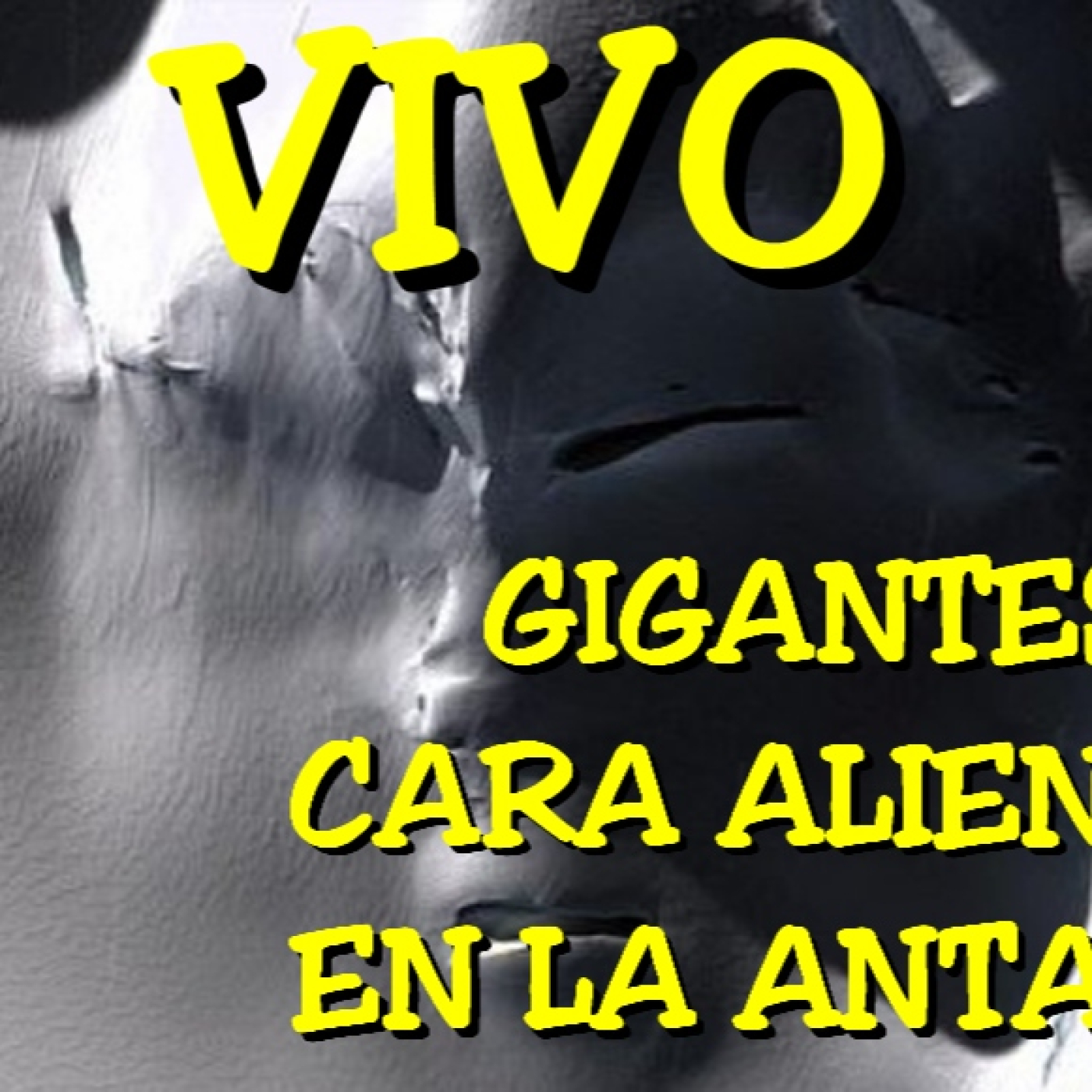 Los desvelados - 2025 - gigantesca cara alienigena en la antartida