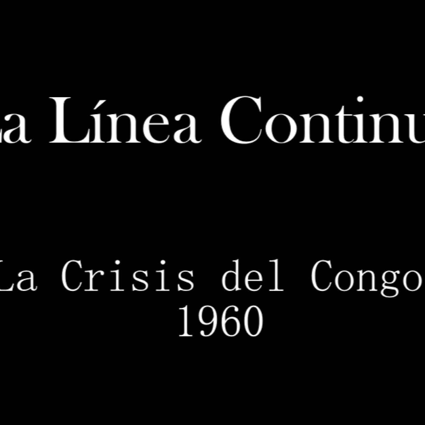 La crisis del Congo, 1960 episode artwork