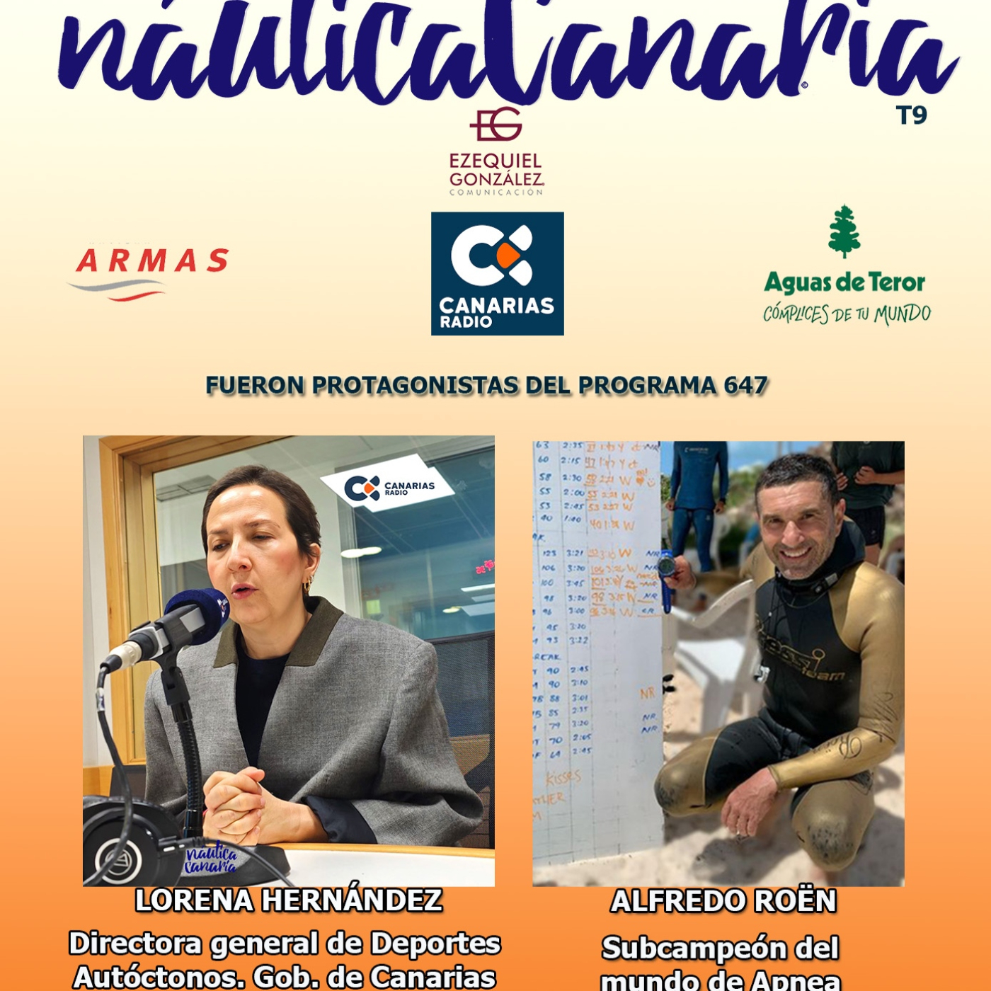 NÁUTICA CANARIA . Canaria Radio.- T9 -- 647 --Protagonistas: Lorena Hernández y Alfredo Roën episode artwork