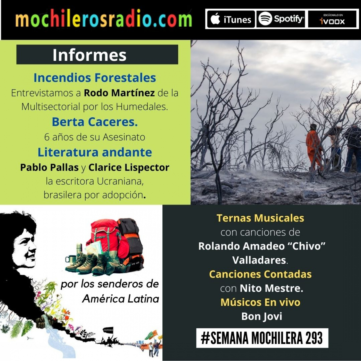 Mochileros 293 - 4 de Marzo 2022 episode artwork