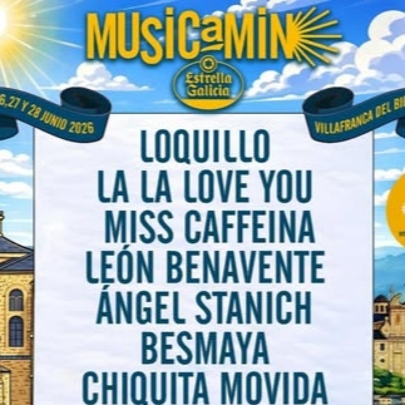 Adrián Piñero jefe de producion del festival musical Musicamino que ya tiene cartel para este año