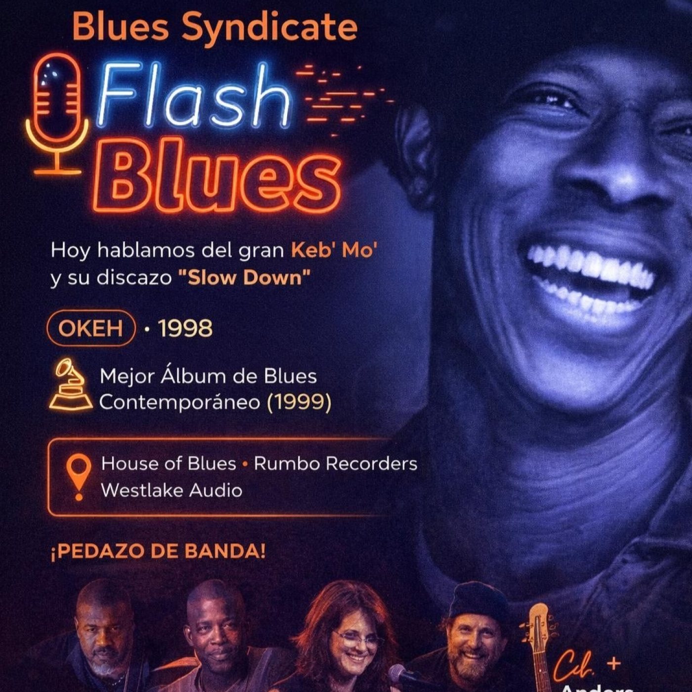 FLASH BLUES - SLOW DOWN - KEB´MO´ episode artwork