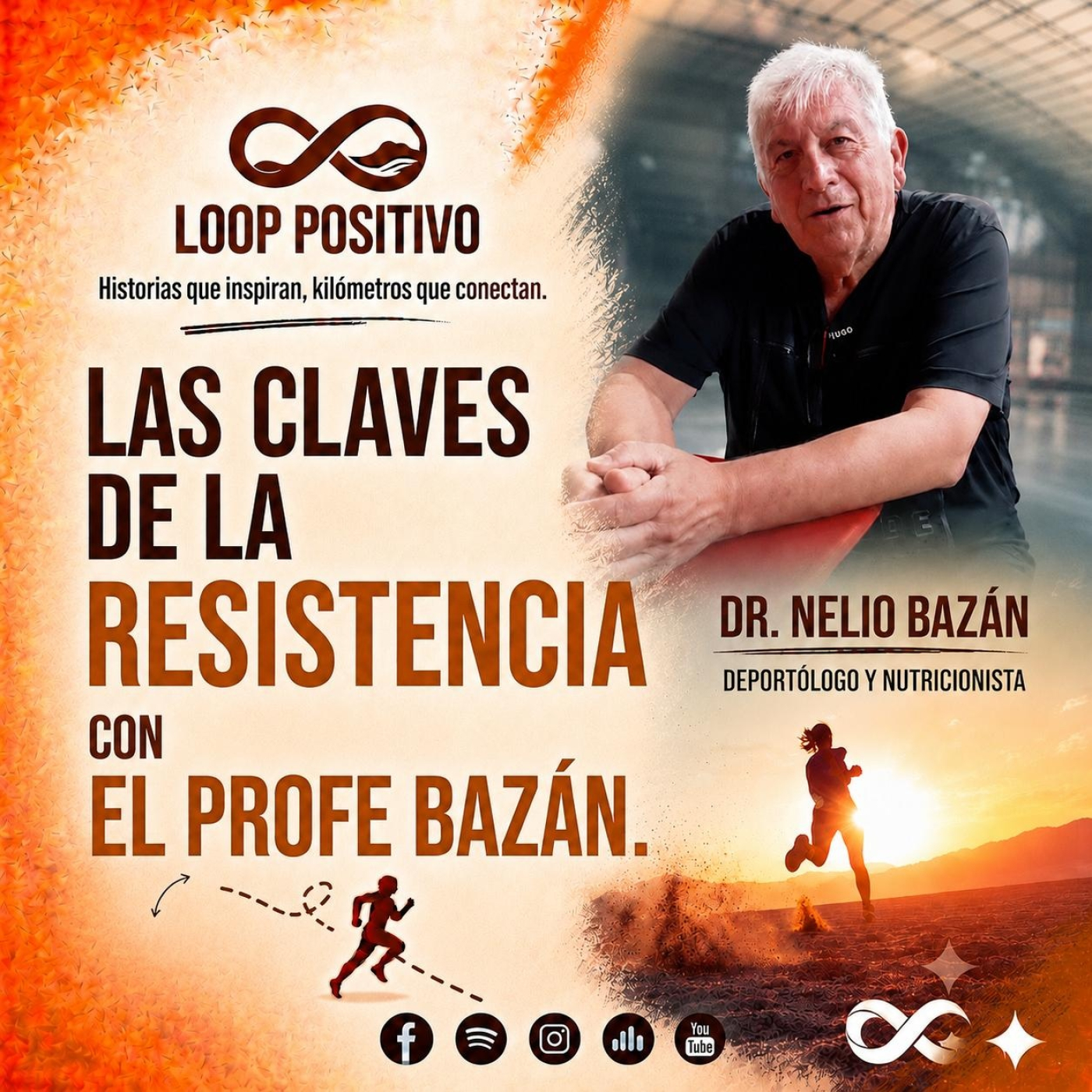 Loop Positivo,Temp. 5, Ep. 15 - Dr. Nelio Bazán: Las claves en los deportes de resistencias. episode artwork