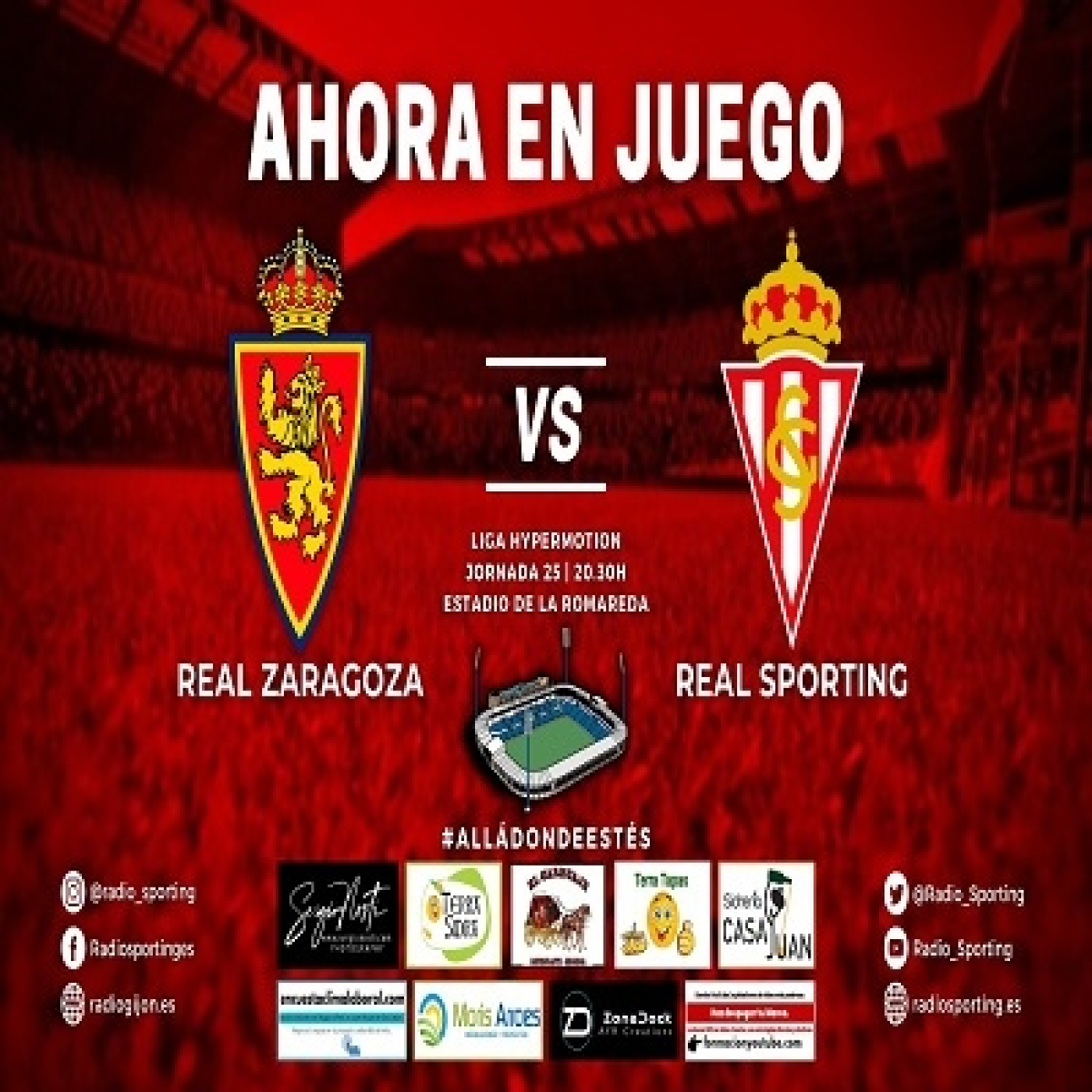 Ahora En Juego J25 #LigaHypermotion #RealZaragozaRealSporting episode artwork