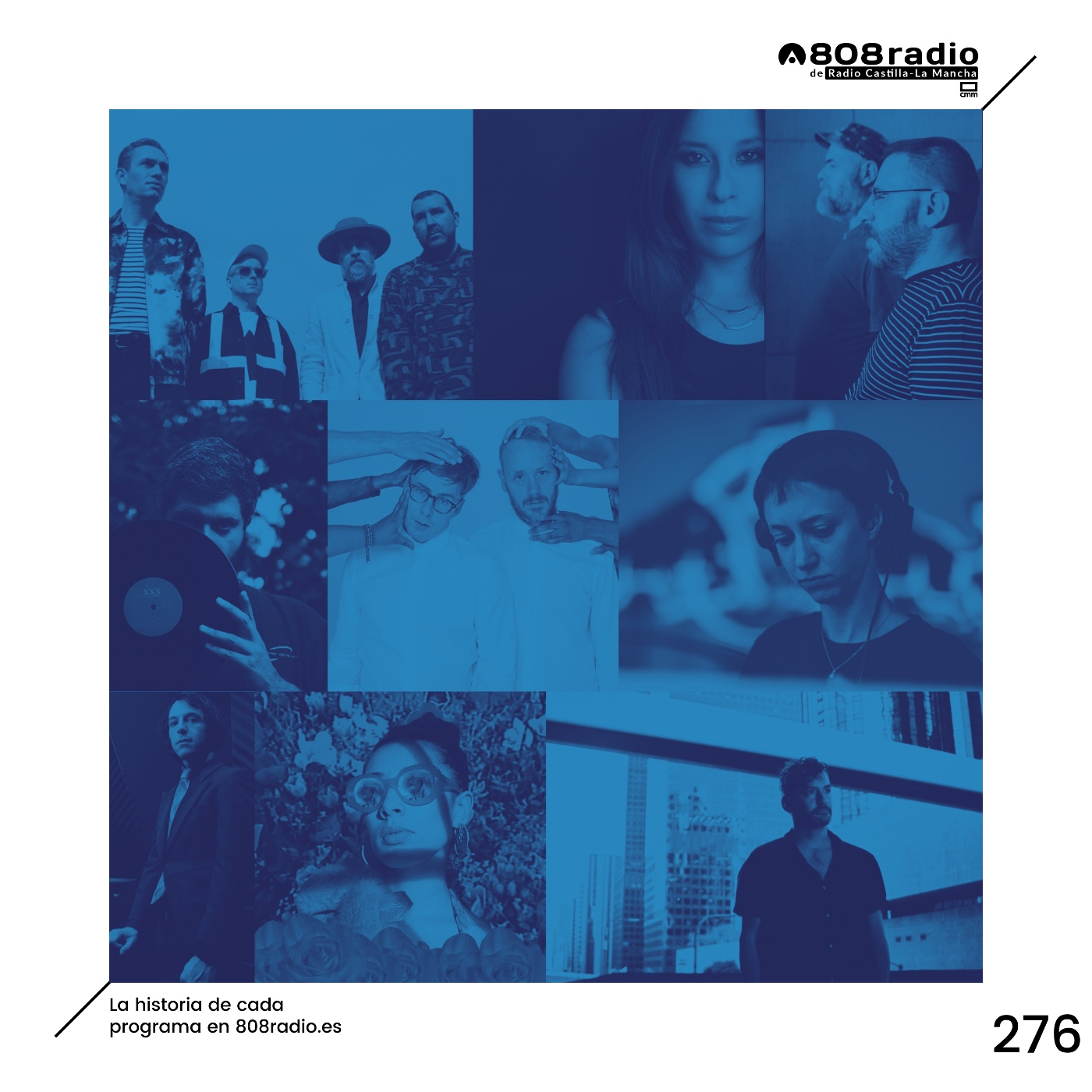 808 Radio #276 / Basement Jaxx, Bonobo, Aasthama / Radio CLM – 10/9/22 episode artwork