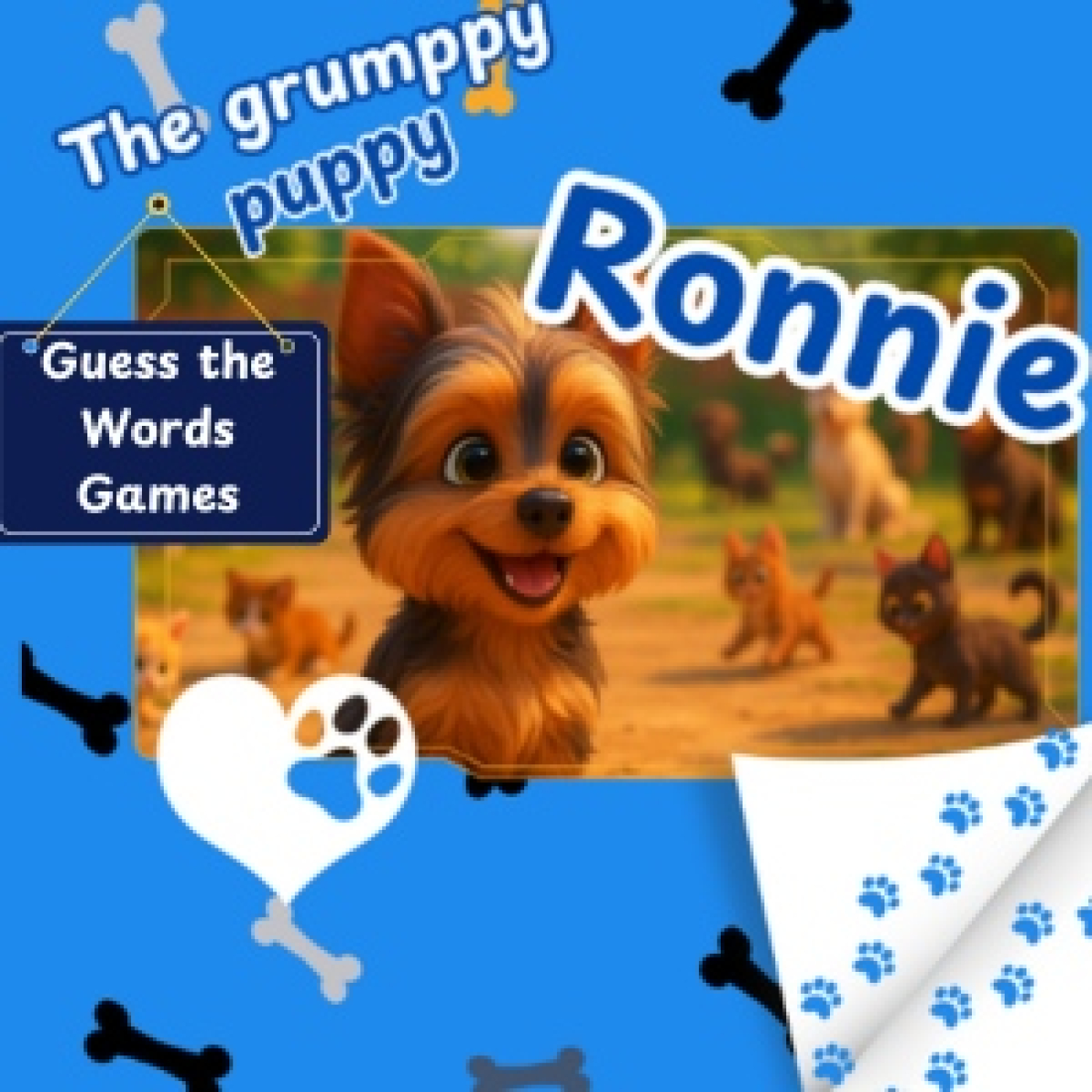 The Grumpy Little Dog Who Learned to Share   | Story + Game for Kids