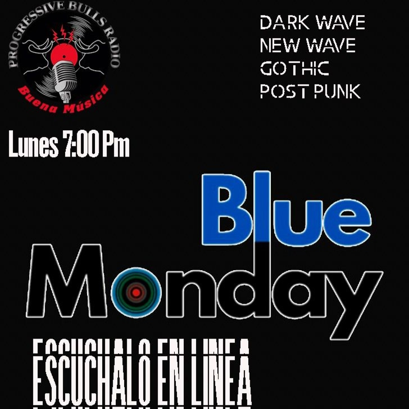 Progressive Bulls (Radio Online): Blue Monday Synthpop episode artwork
