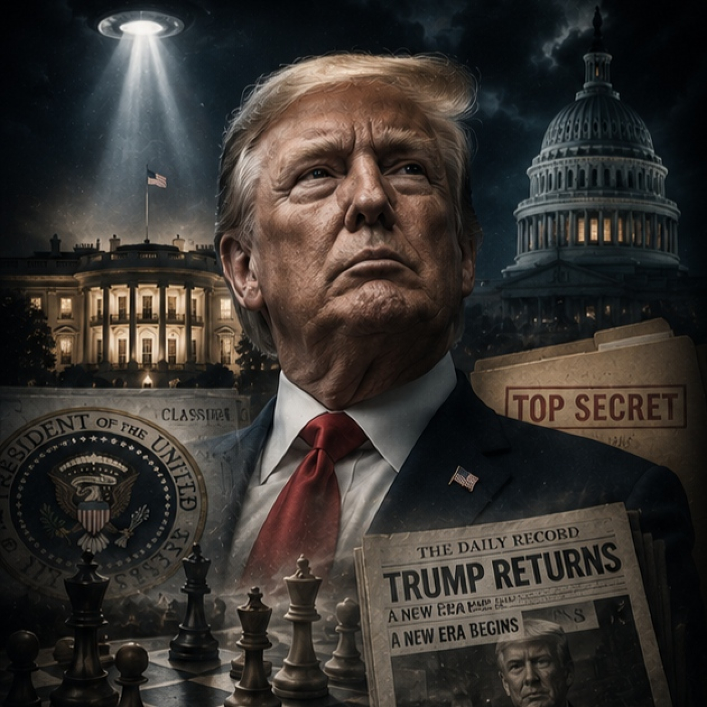 Voces del Misterio EXPRESS: Donald Trump: el hombre que cambió la política mundial; conspiración, vida y misterios episode artwork