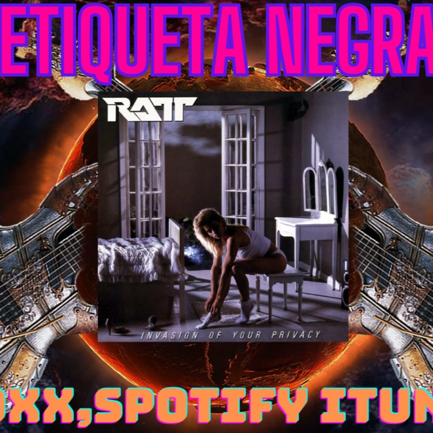 Etiqueta negra n.8 ratt invasion of your privacy 1985