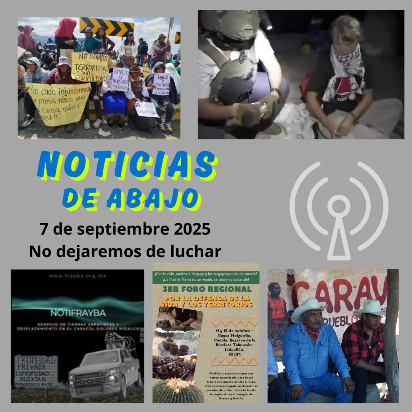 Noticias de abajo 7 de septiembre 2025 episode artwork
