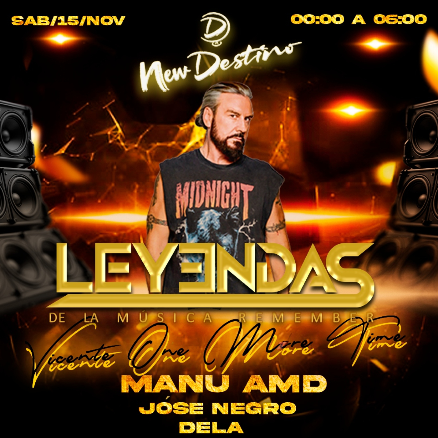 JOSE NEGRO DJ NEW DESTINO LEYENDAS DEL REMEMBER CON VICENTE ONE MORE TIME episode artwork