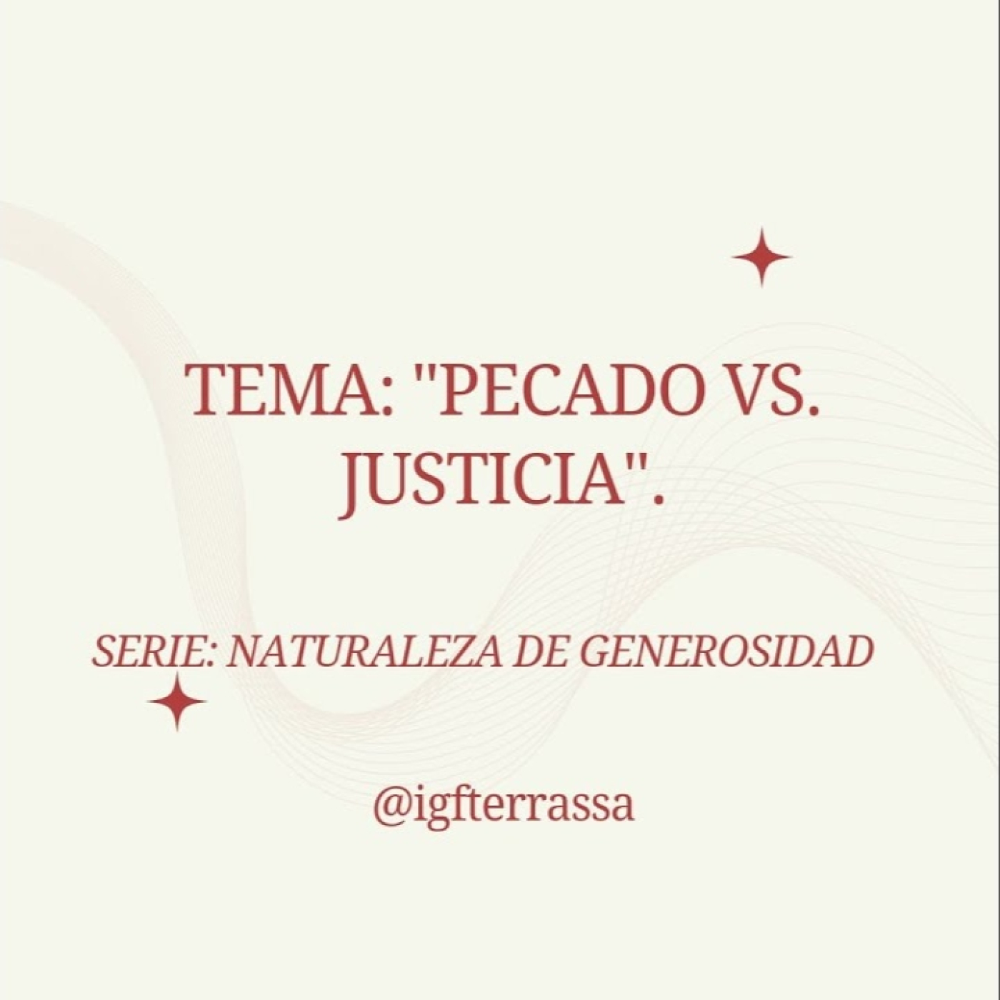 Pecado Vs Justicia (Serie: Naturaleza de Generosidad 5) - Pastor Kenneth Solá episode artwork