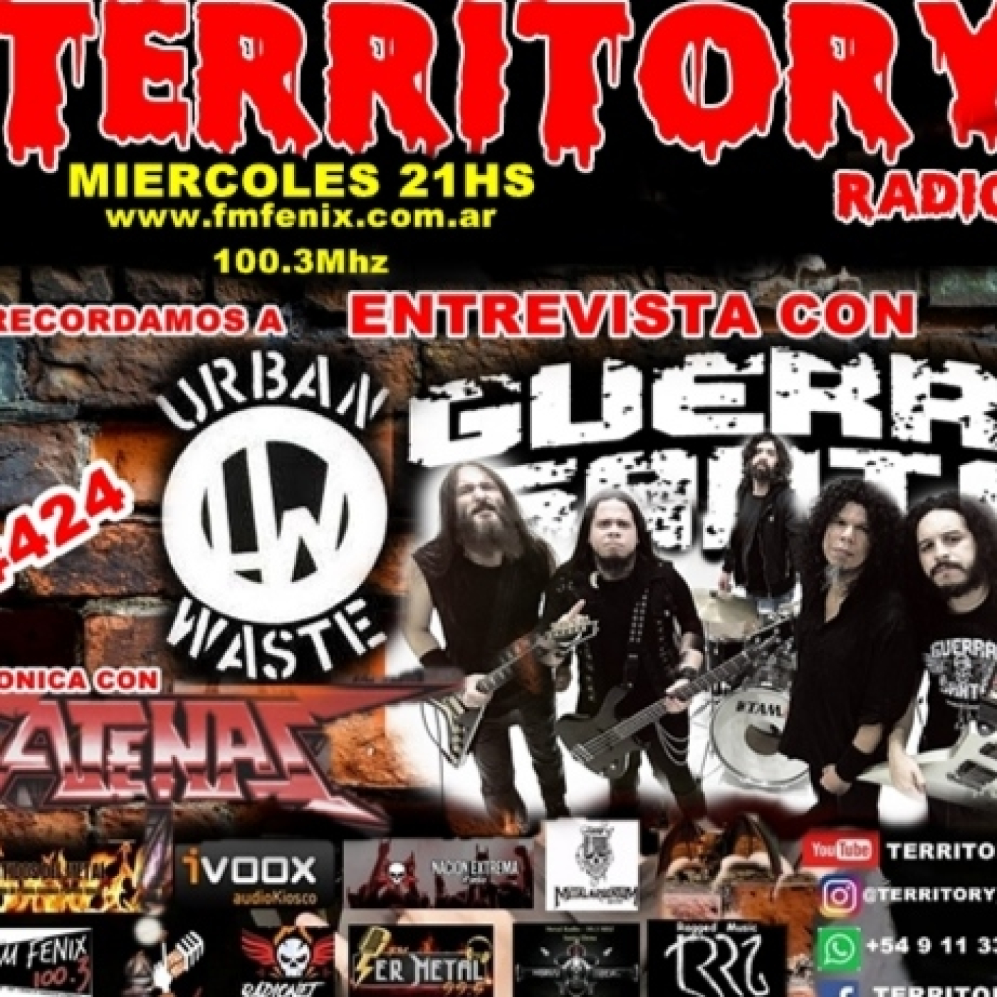 TERRITORY RADIO #424 (15-03-2023) GUERRA SANTA - ATENAS episode artwork