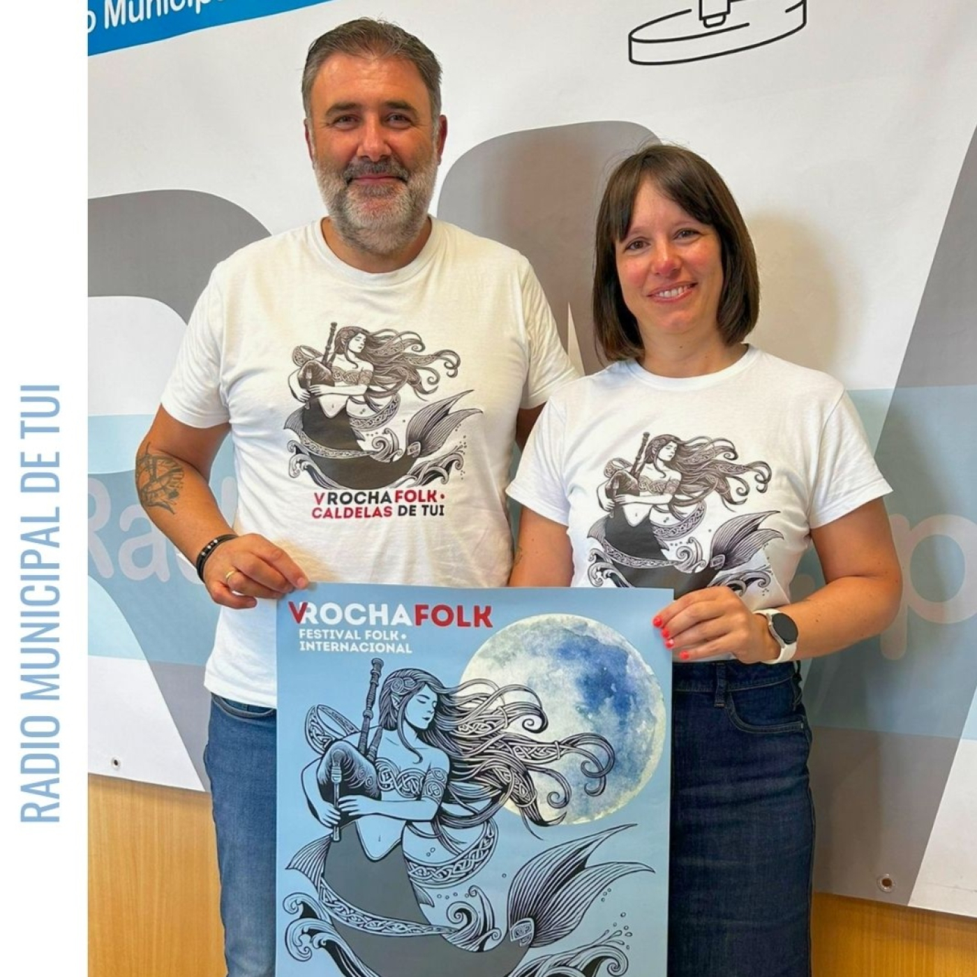 Ent. Vicky Méndez e José Álvarez, da Asociación a Insua de Caldelas e Andrea Costa, artista | V Rocha Folk episode artwork