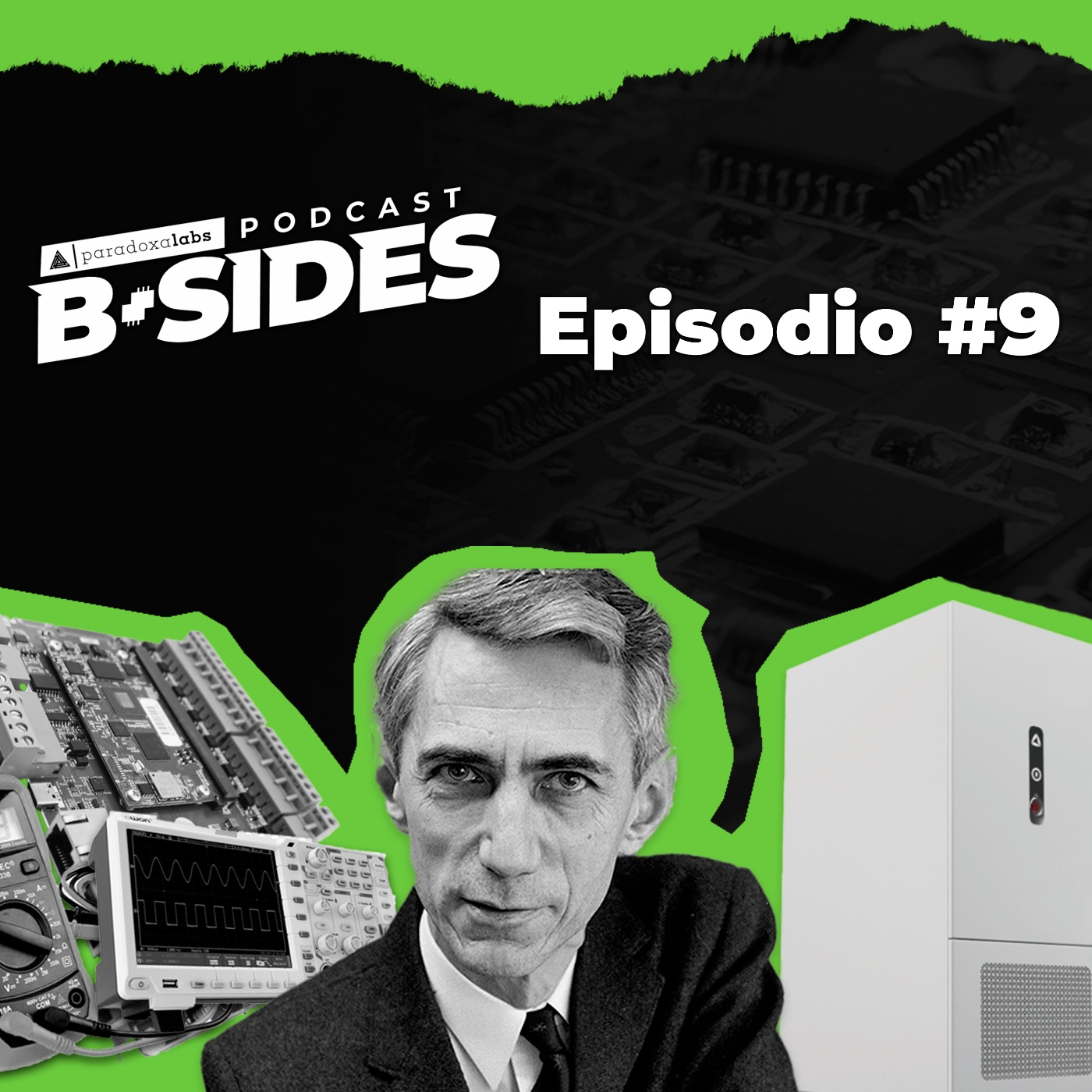 Energy management system - Claude Shannon - Niveles de diseño electrónico #9 B-SIDES ParadoxaLabs episode artwork