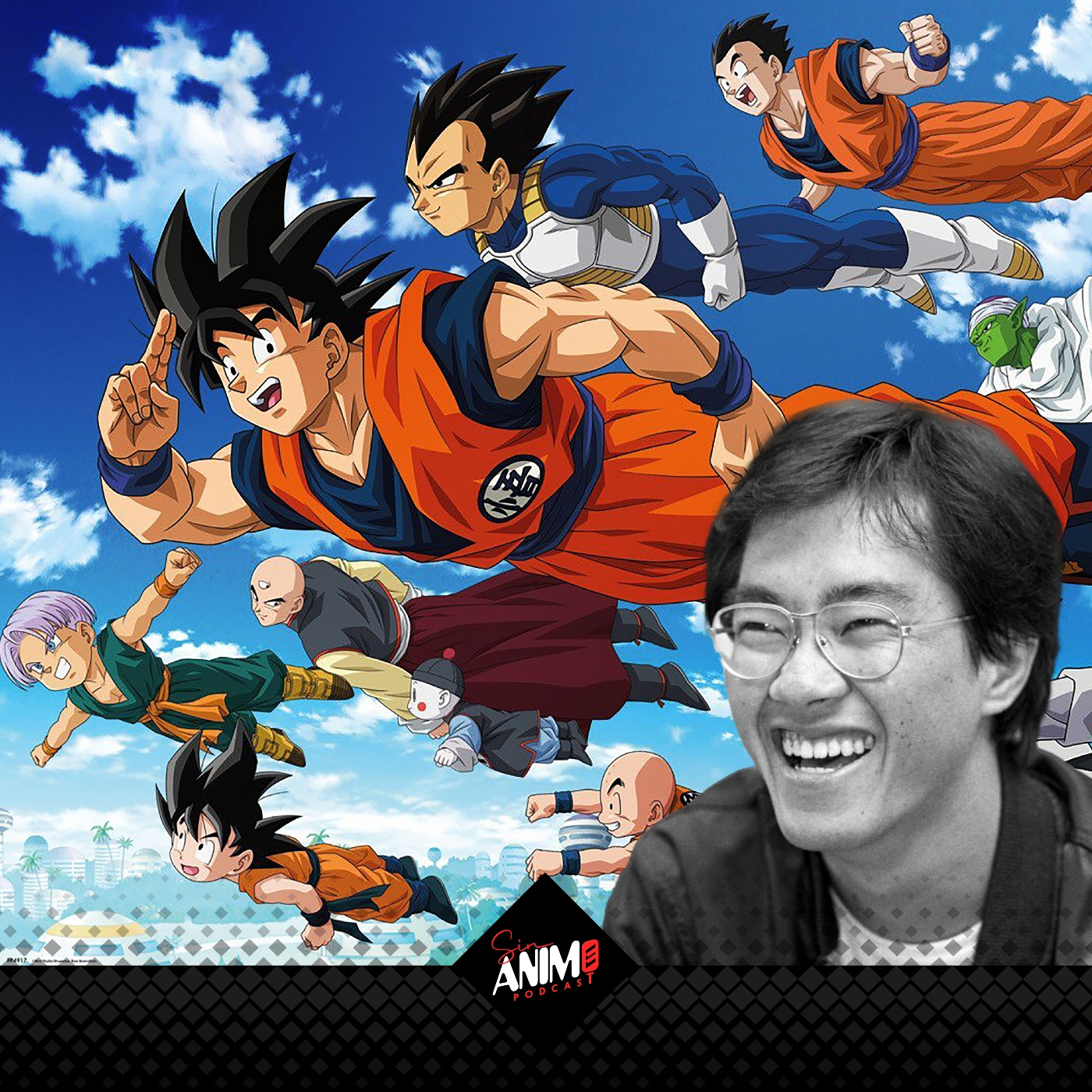 "DRAGON BALL : NUESTRA INFANCIA / GRACIAS MAESTRO TORIYAMA" / SIN ANIMO - Podcast (T3x09) episode artwork