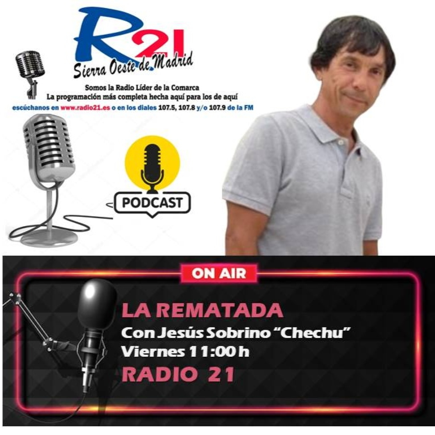 "LA REMATADA" ACTUALIDAD DEL MUNDO DEL FUTBOL CON JESUS SOBRINO "CHECHU". Hoy con la colaboración de Javier Fernández. episode artwork