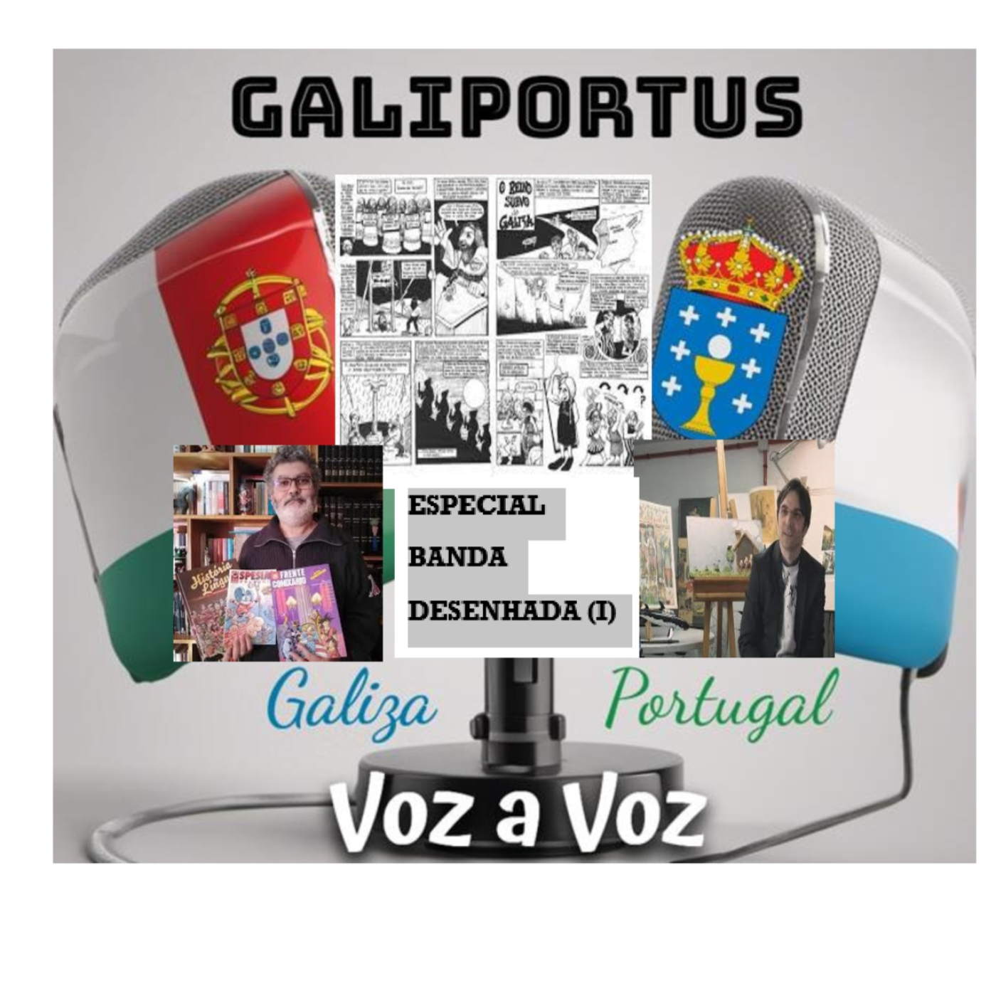 Especial (I) banda desenhada galaico-portuguesa - Galiportus (Protagonistas)- T2 X 23 episode artwork