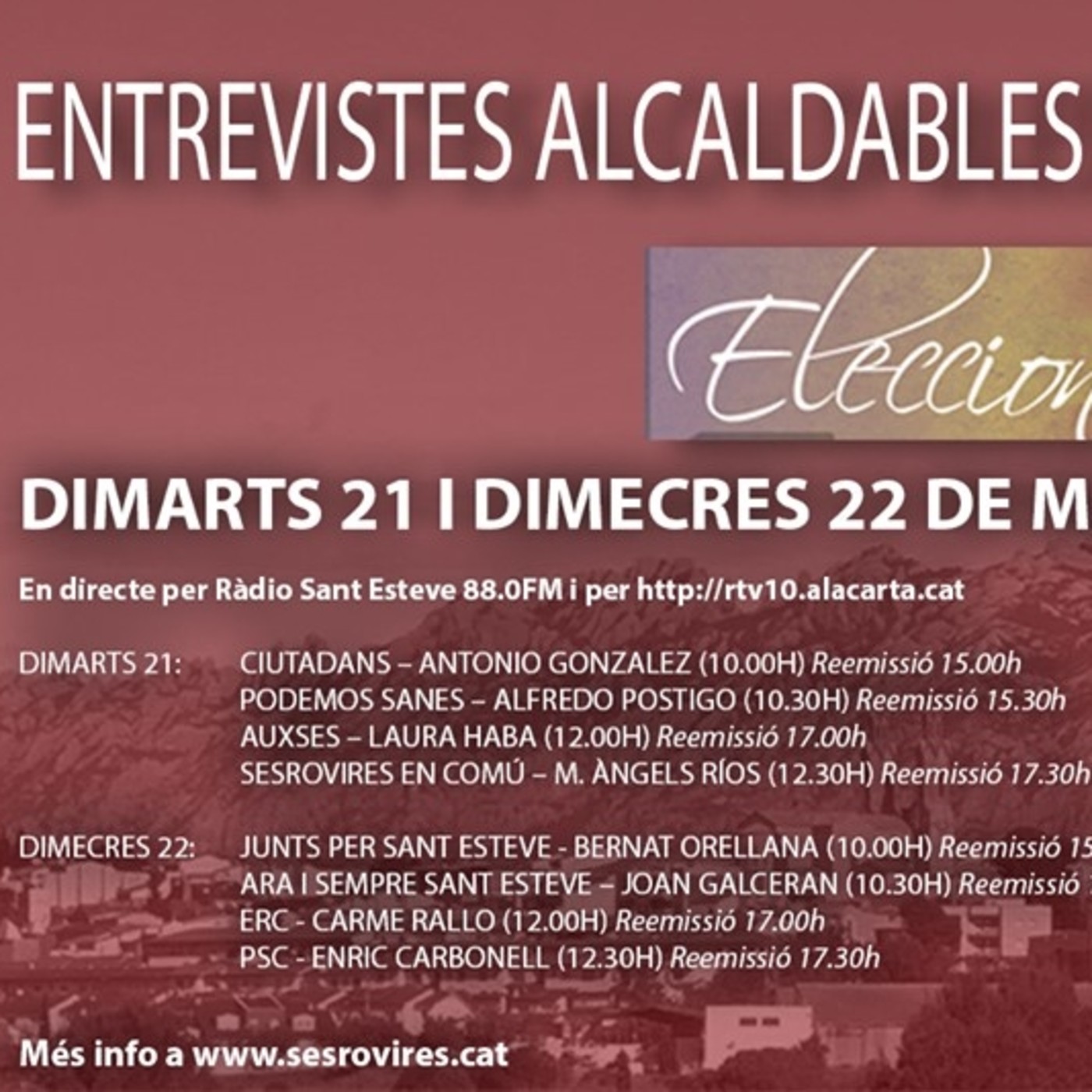 ENTREVISTES ALCALDABLES 2019