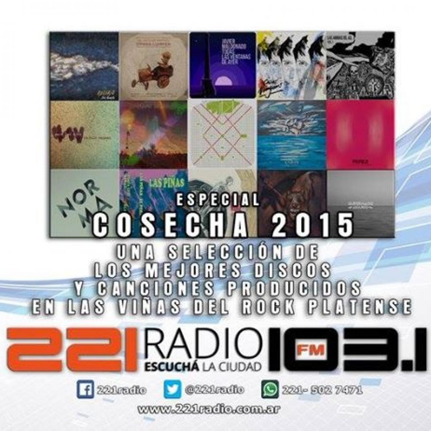 Cosecha 2015: Rock Platense en 221 Radio