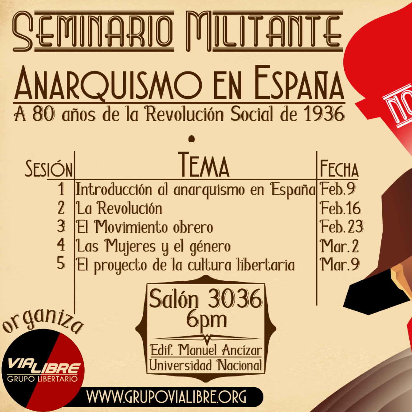 Seminario Militante: Anarquismo en España