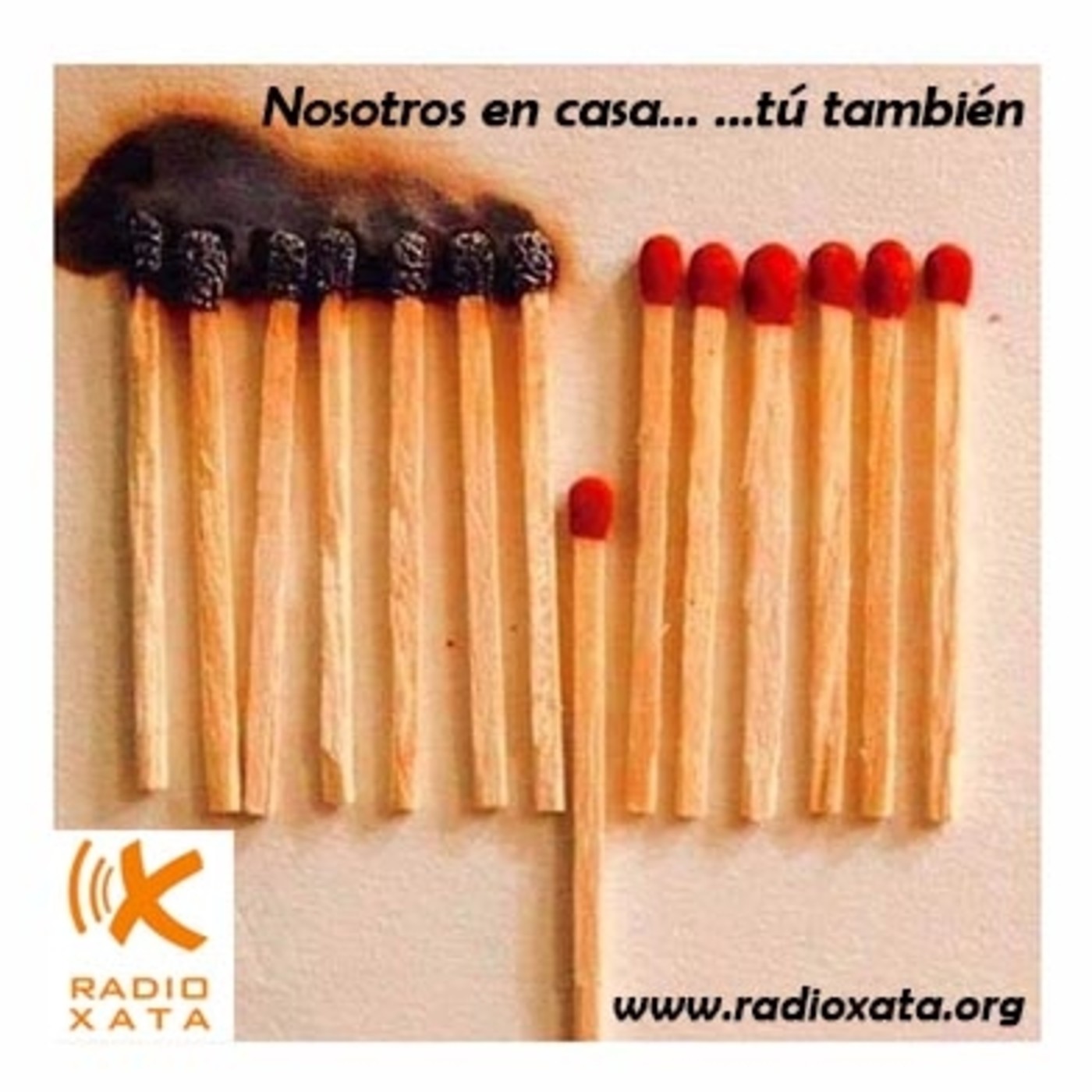 Nosotros en casa, tú también!