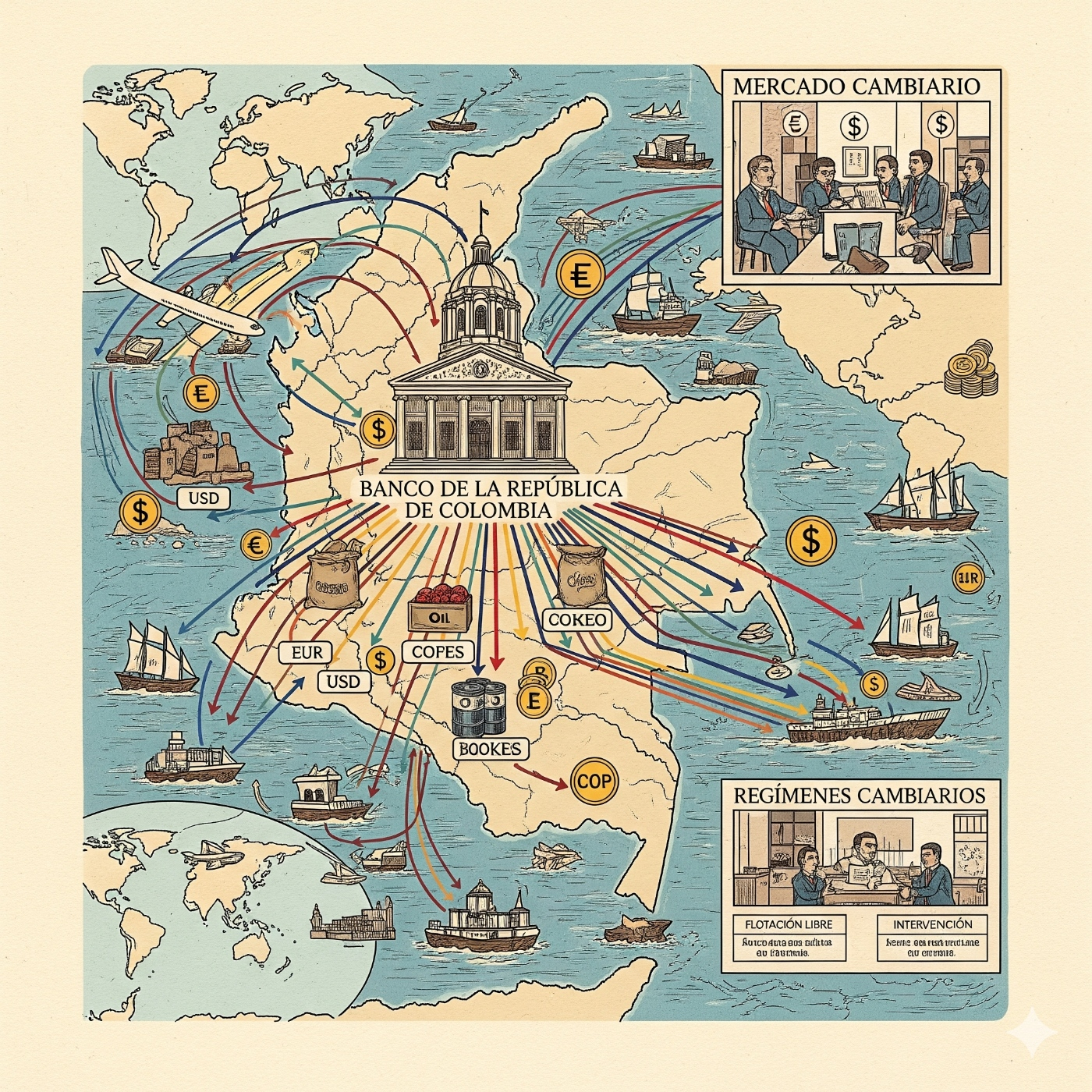Régimen Cambiario Colombiano Comercio Exterior
