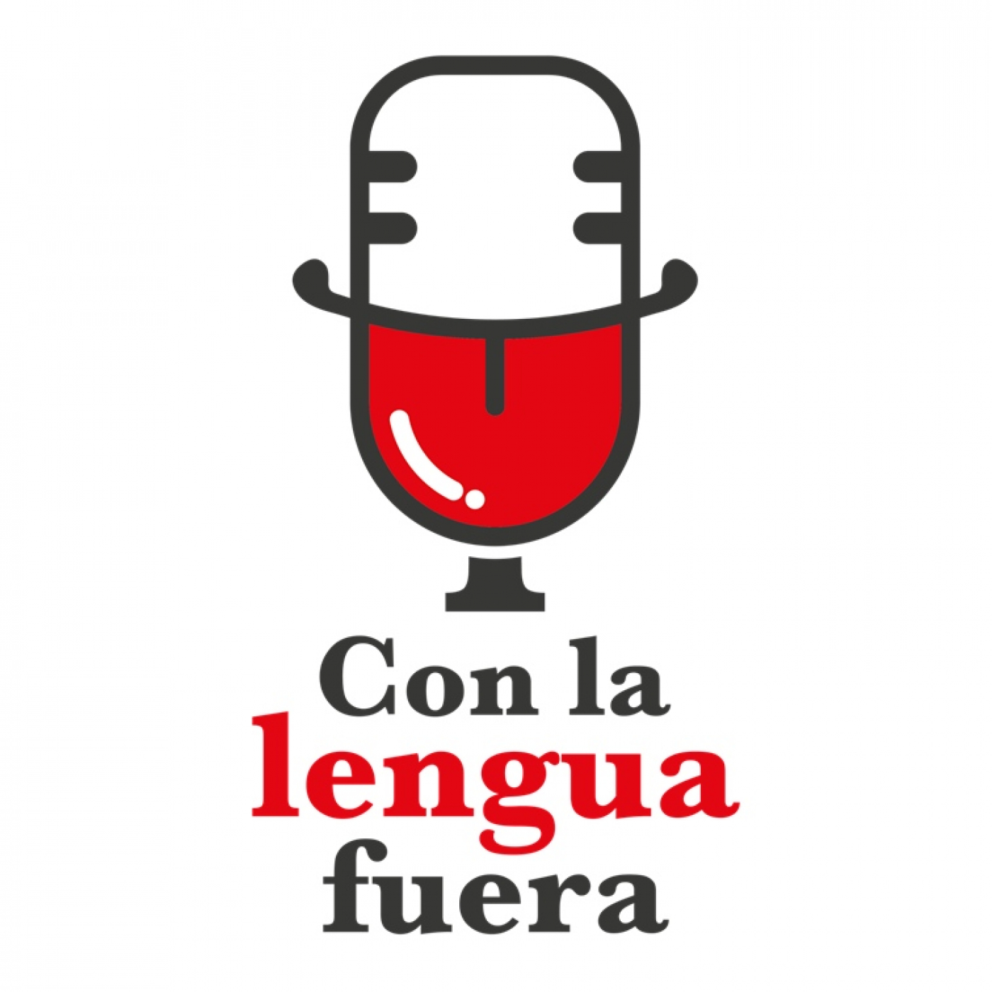 Con la lengua fuera