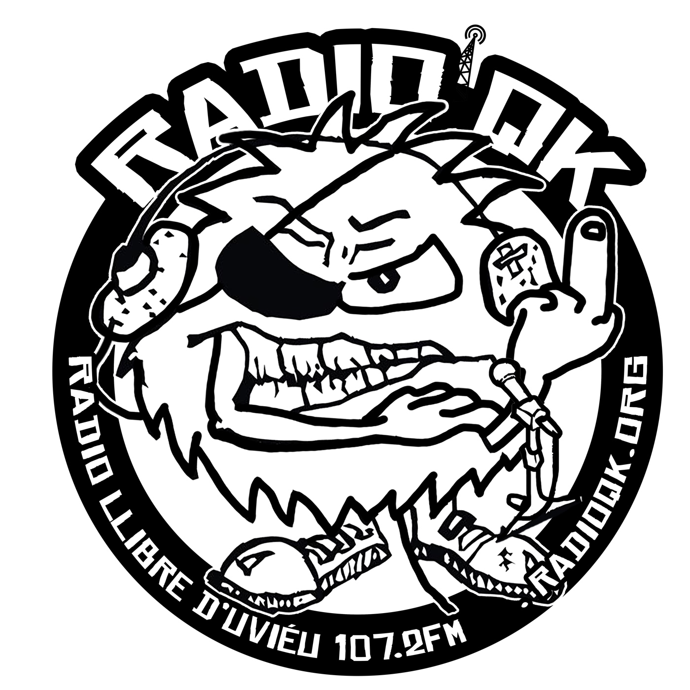 Radio QK 107.2 FM Radio Llibre de Uviéu, Asturies