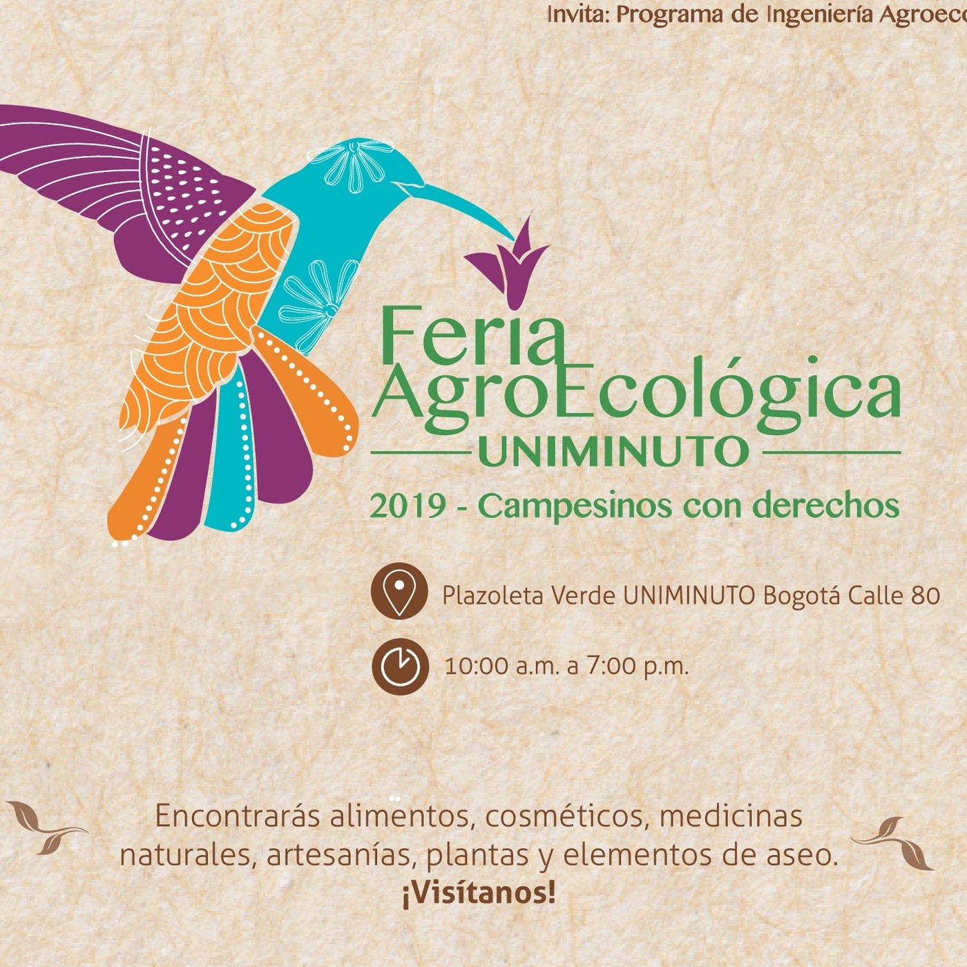 Feria Agroecológica UNIMINUTO