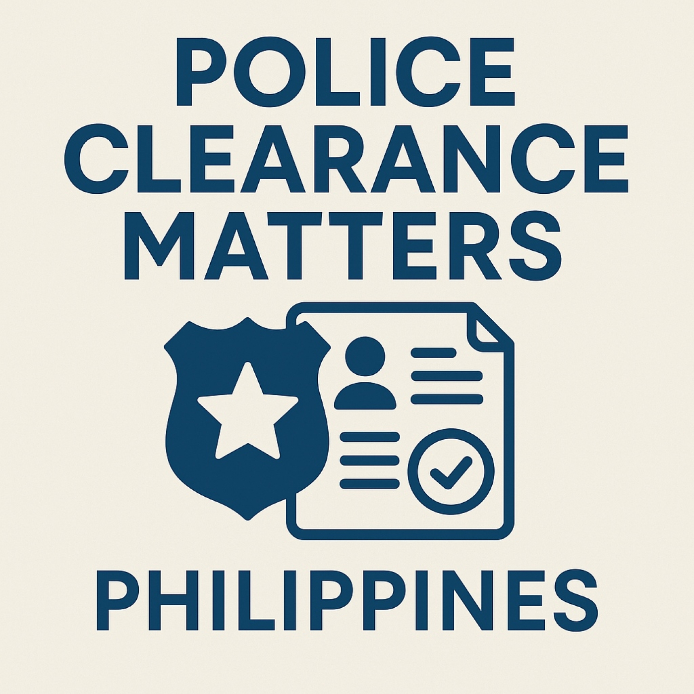 Police Clearance Matters Philippines