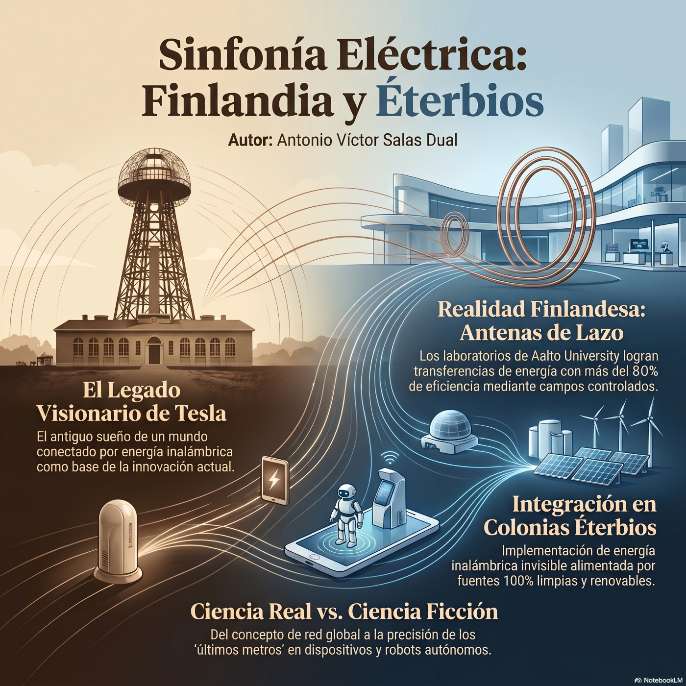 Sinfonía Eléctrica: Tesla, Finlandia y Éterbios