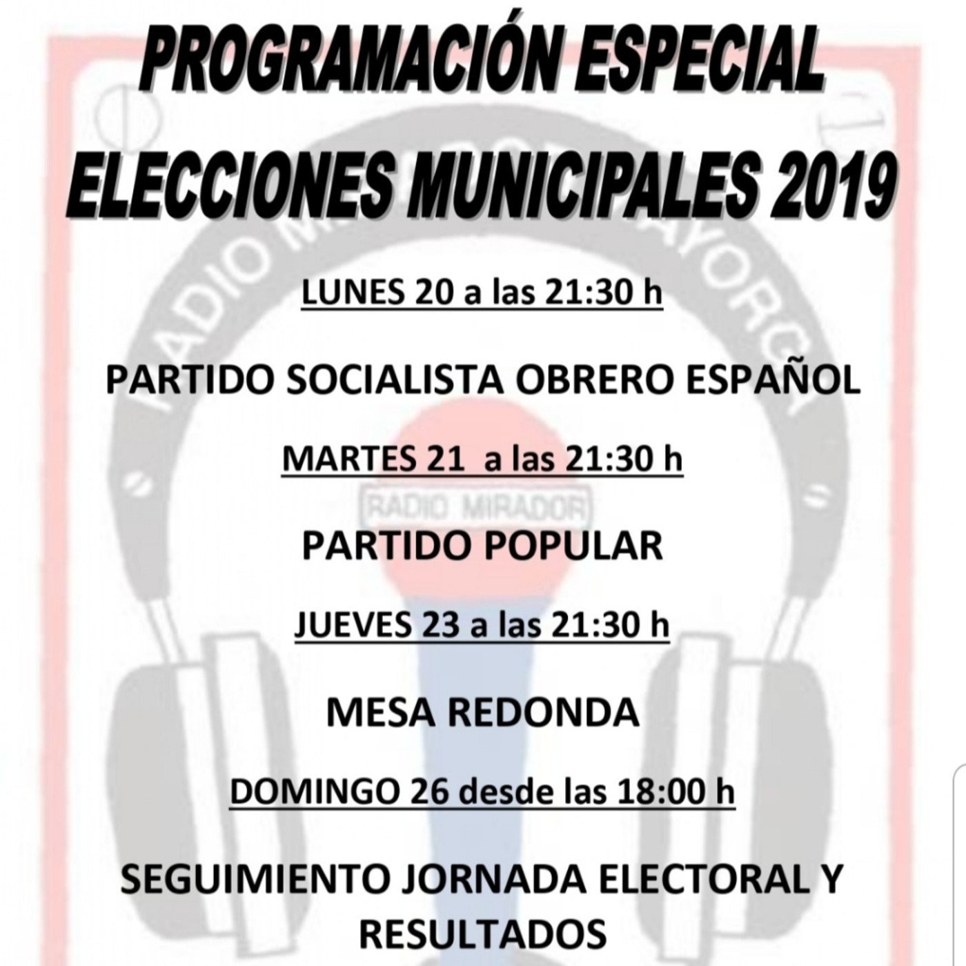 Radio Mirador Mayorga Elecciones 2019