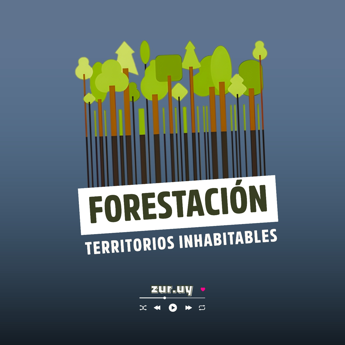 Forestación: territorios inhabitables cover art