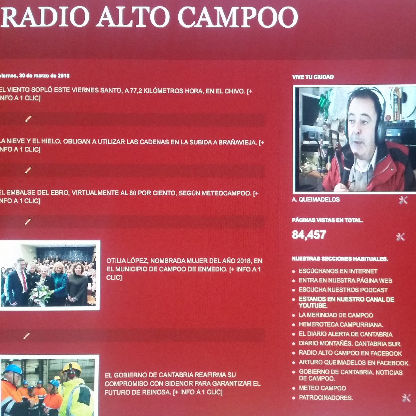 Boletín de Noticias de Radio Alto Campoo. Martes, 17 de abril.