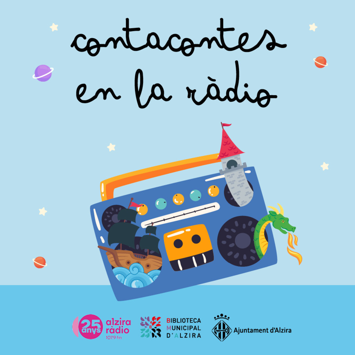 Contacontes en la ràdio
