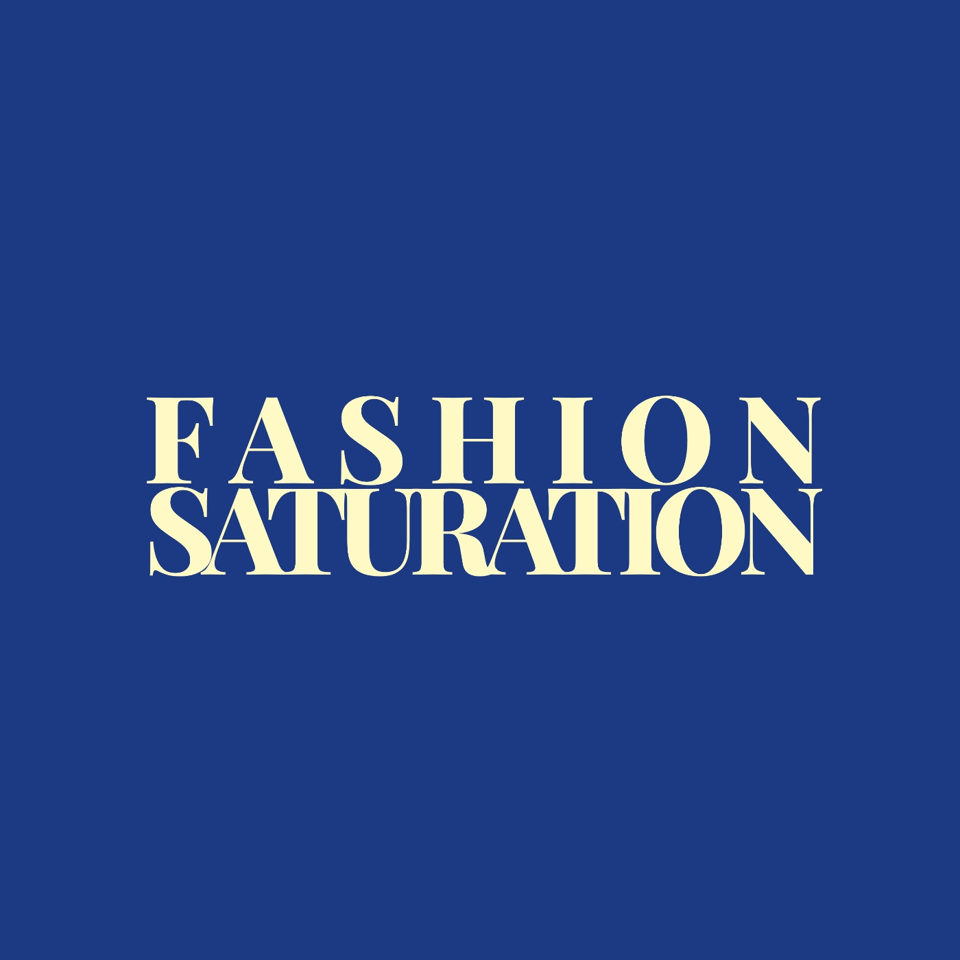 Fashion Saturation cover art